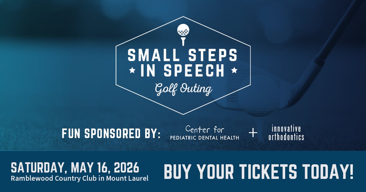 Small Steps in Speech Golf Outing flyer
